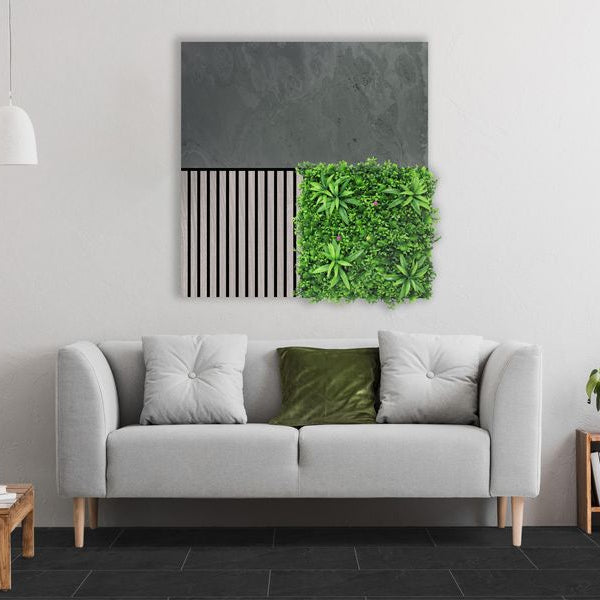 Dunkle Steinpaneele für stilvolle Innenraumgestaltung und Akzentwände