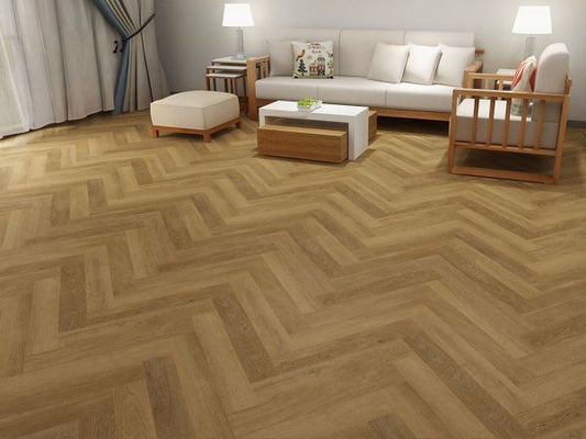 Vinylboden Herringbone - Alteno Eiche - Klick-Vinyl 5,5mm - inkl. Trittschall - Premium
