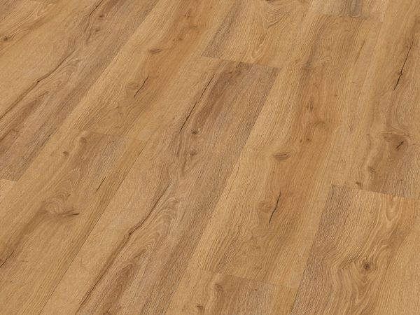 Click-Vinyl CHECK comfort 2507 Agullana Eiche Breitdiele inkl. Trittschall (Kork)