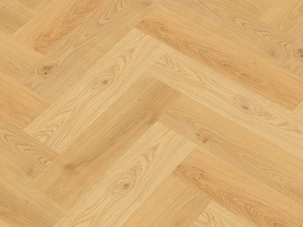 Click-Vinyl - Thessaloniki Eiche - inkl. Trittschall - Premium Fischgräte