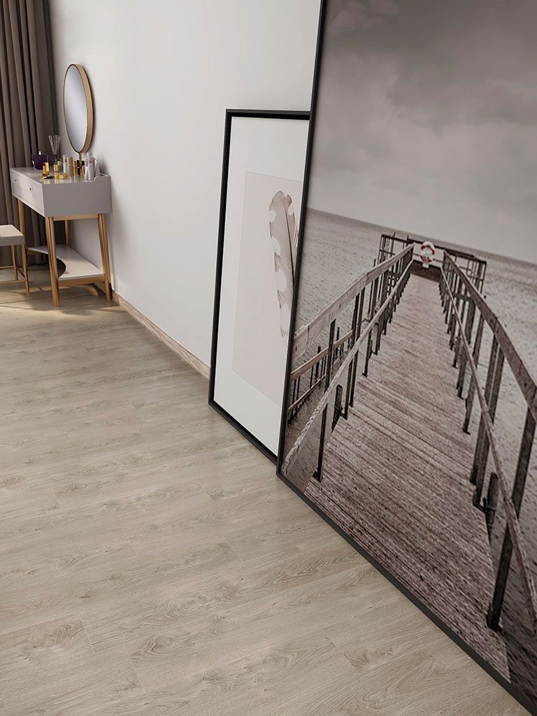 Vinyl flooring - Oak plank - Click vinyl 4.5mm - incl. impact sound insulation - Basic