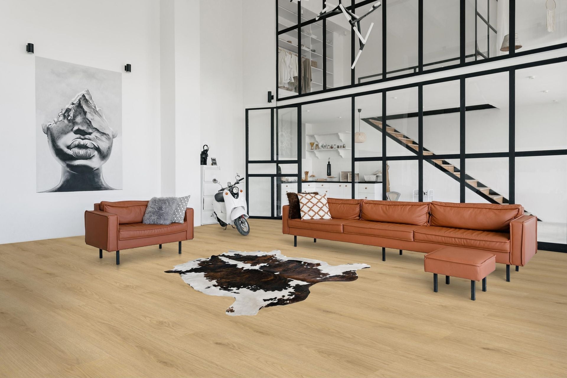 Click-Vinyl - Finnenwald Eiche - inkl. Trittschall - Standard Lang- und Breitdiele
