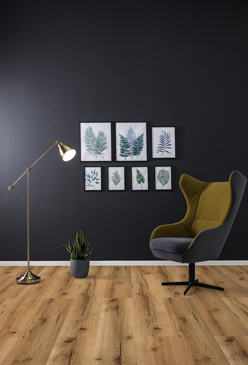 SAMPLE - Click vinyl CHECK One 2474 Wullen Oak incl. impact sound insulation, standard wide plank (free of charge) 