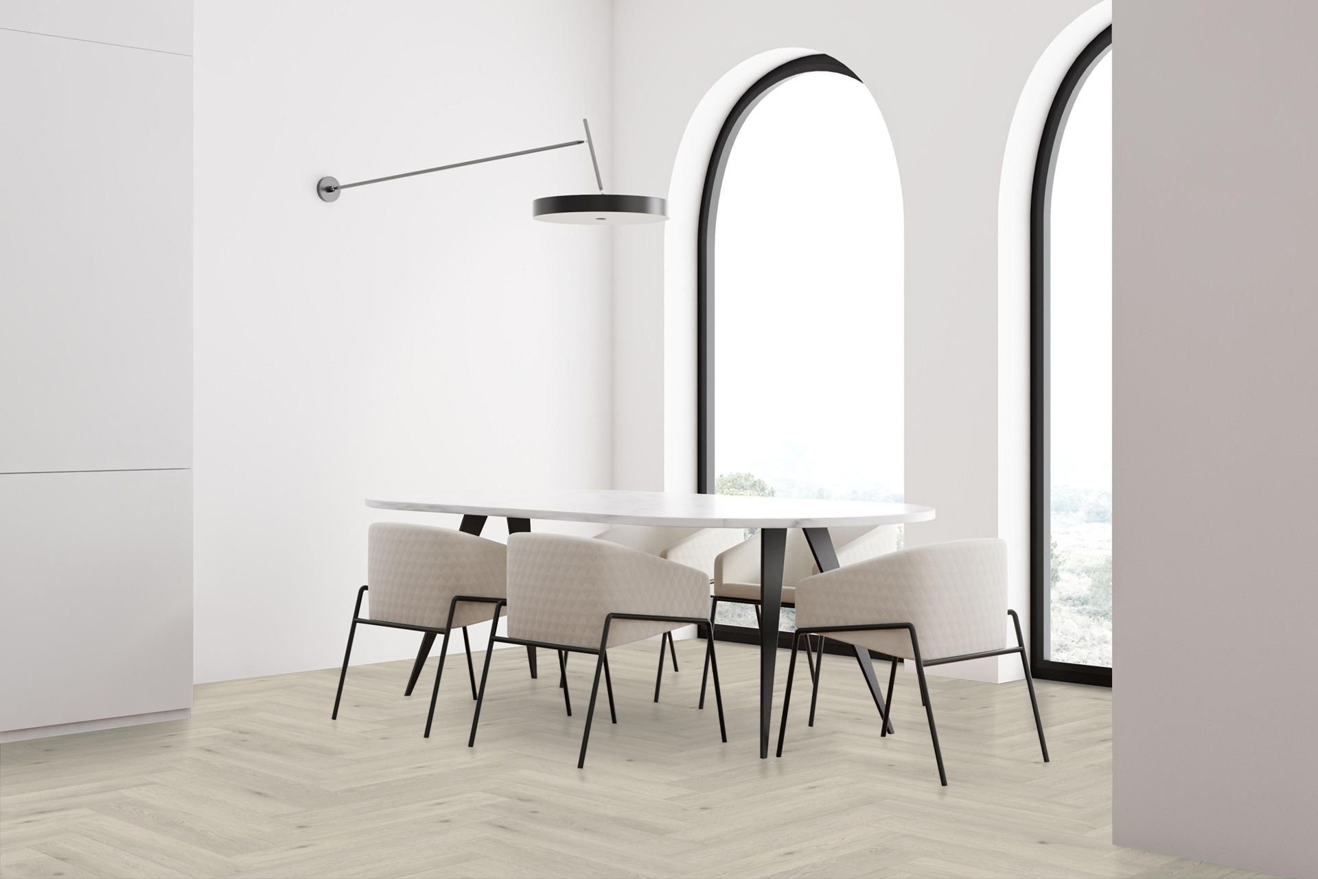 Click-Vinyl - Toulouse Eiche - inkl. Trittschall - Premium Fischgräte