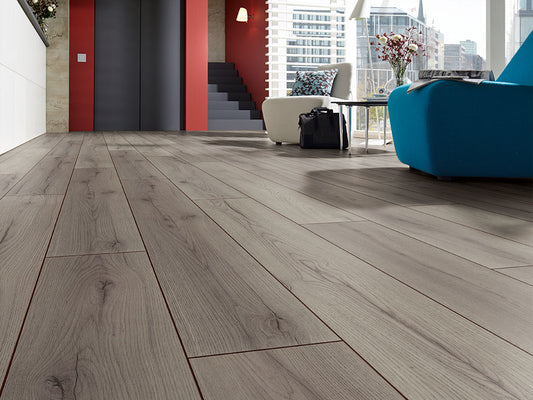 MUSTER - Laminatboden - Grey Oak - 8,0mm - Plus (KOSTENLOS)