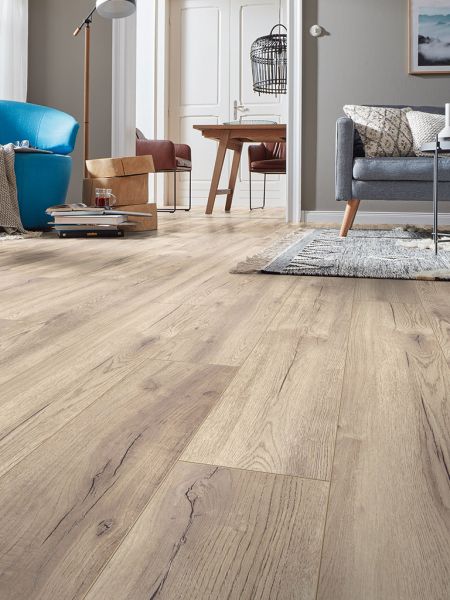 MUSTER - Laminatboden - Okavango Oak - 8,0mm - Breitdiele - Ultimate (KOSTENLOS)
