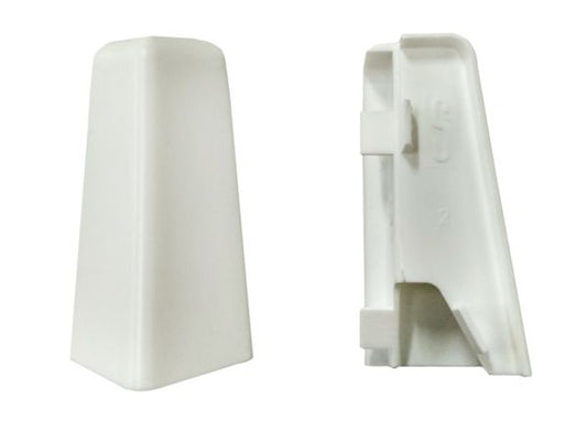 Aussenecke - WEISS - 58mm - 2er Pack