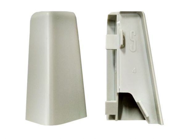 Aussenecke - GRAU - 58mm - 2er Pack