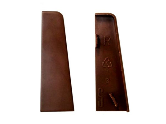Endkappe - NUSSBAUM - 58mm - 2er Pack