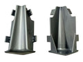 Inside corner - SILVER GREY - 58mm - Pack of 2 