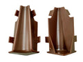 Inside corner - walnut - 58mm - pack of 2 