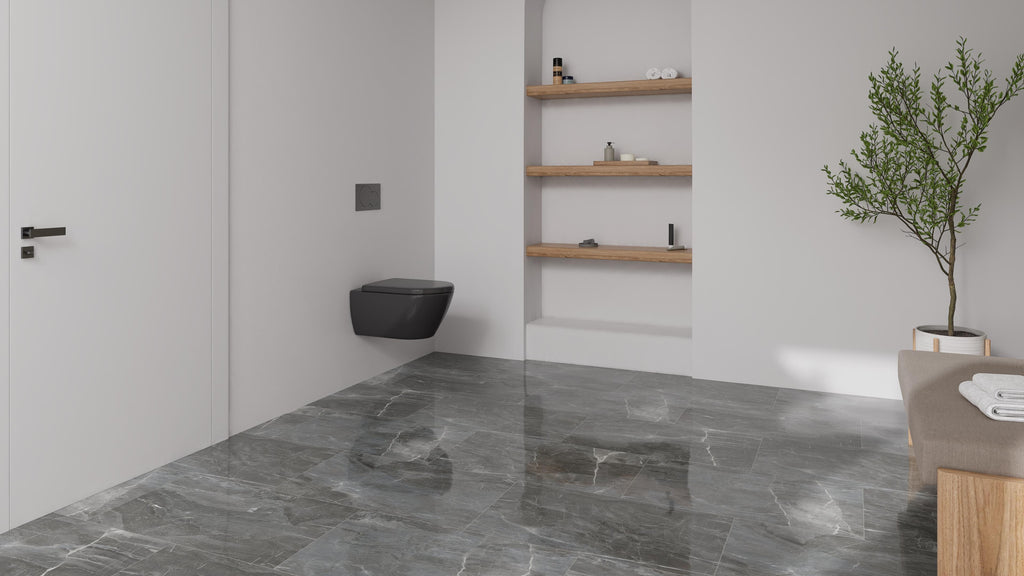 MUSTER - Click-Vinyl CHECK One 2159 Levin Marmor Hochglanz-Fliese XL inkl. Trittschall Standard (KOSTENLOS)