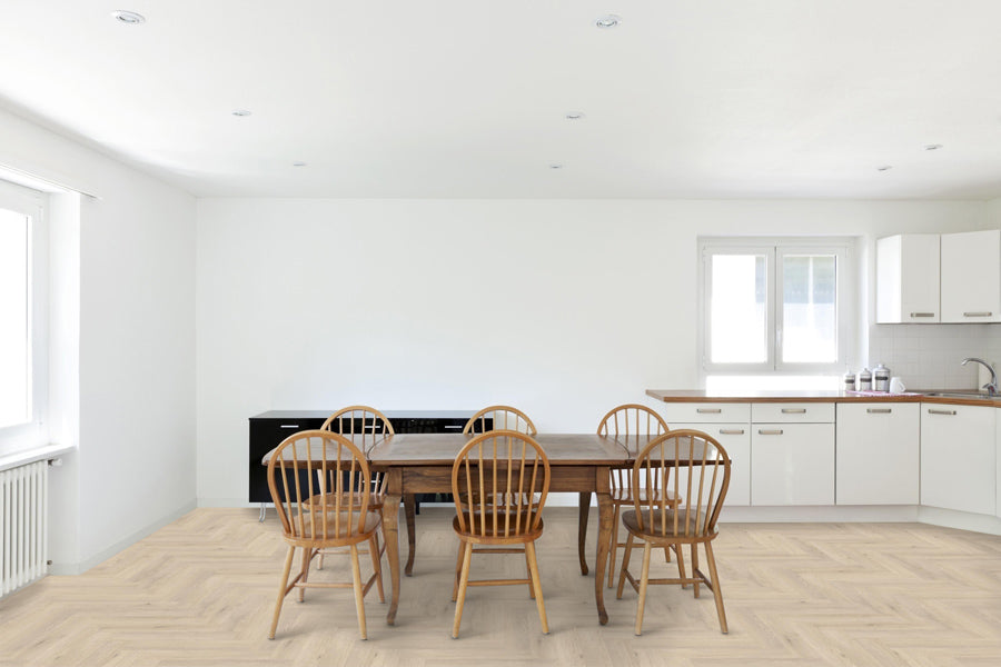 MUSTER - Click-Vinyl CHECK One 2490H Weitenhagen Eiche Herringbone inkl. Trittschall (KOSTENLOS)