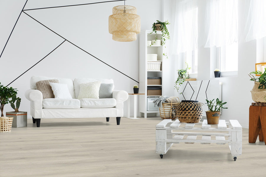 MUSTER - Click-Vinyl CHECK One 2492 Mühlenfeld Eiche inkl. Trittschall Premium Breitdiele (KOSTENLOS)