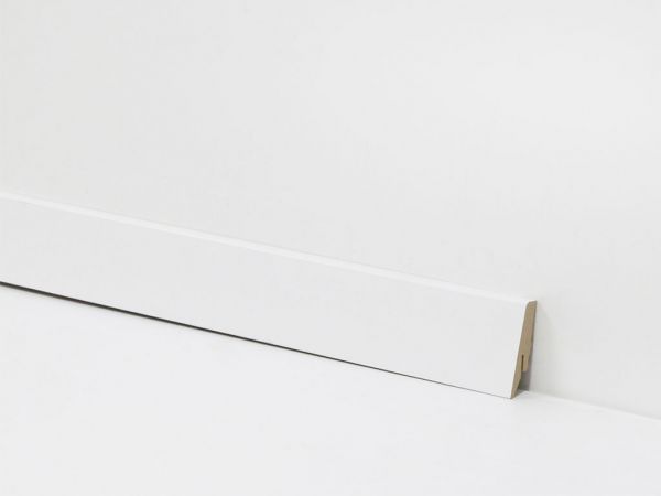 Sockelleiste - WEISS Standard - 58mm